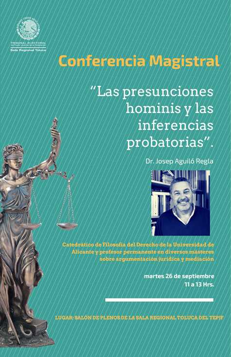 “Tres lecciones sobre teoría de la argumentación y actividad judicial” “Tres lecciones sobre teoría de la argumentación y actividad judicial”