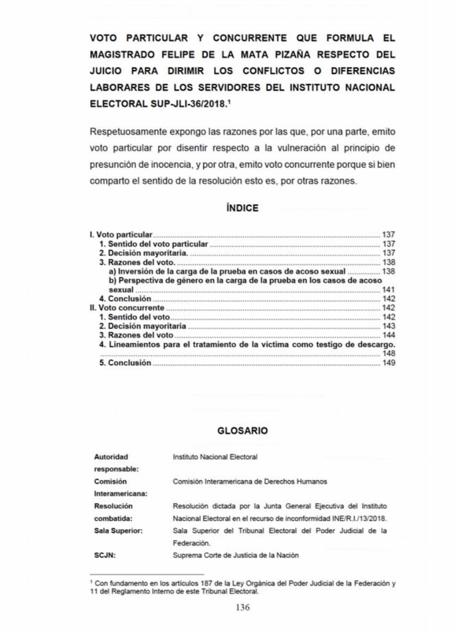 VOTO PARTICULAR Y CONCURRENTE SUP-JLI-36-2018