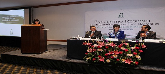 REALIZAN  PRIMER ENCUENTRO REGIONAL DE MAGISTRADOS Y CONSEJEROS ELECTORALES DE LA IV  CIRCUNSCRIPCIÓN