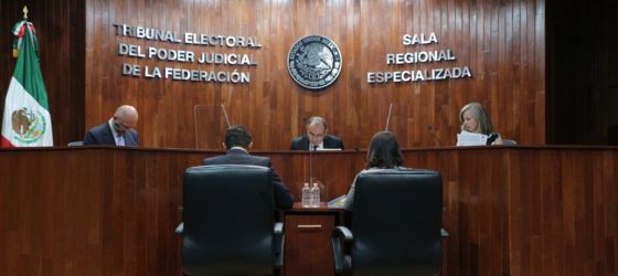 CLAUDIA SHEINBAUM NO VIOLÓ LA LEY ELECTORAL POR ESPECTACULARES DE LA REVISTA LÍDERES MEXICANOS: SALA ESPECIALIZADA