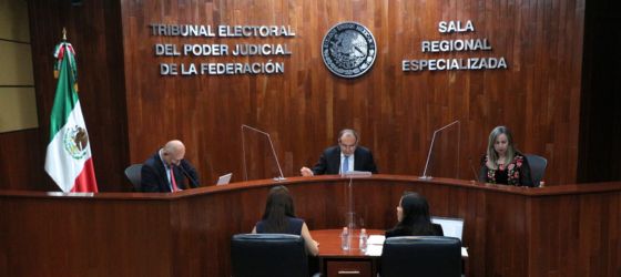 CLAUDIA SHEINBAUM NO VIOLÓ LA LEY ELECTORAL CON IMÁGENES DIFUNDIDAS EN UNA PANTALLA DEL TIMES SQUARE DE NUEVA YORK: SALA ESPECIALIZADA