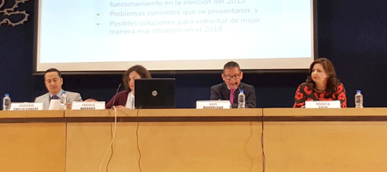 SE LLEVÓ A CABO EL SEMINARIO INTERNACIONAL DENOMINADO: EVALUACIÓN DE LAS ELECCIONES 2015 Y LA REFORMA ELECTORAL 2014: DIAGNÓSTICO Y PROPUESTAS.