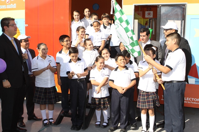 DA INICIO EN SALA MONTERREY RECORRIDO DE LA LUDOTECA MÓVIL DEL TEPJF