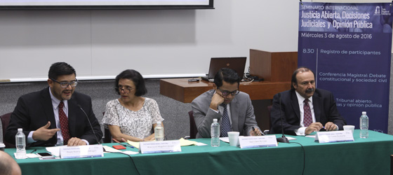 REALIZA SALA MONTERREY SEMINARIO INTERNACIONAL DE JUSTICIA ABIERTA, DECISIONES JUDICIALES Y OPINIÓN PÚBLICA