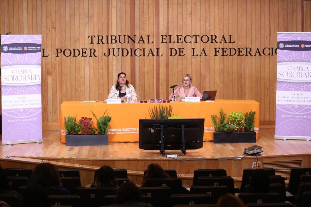 El TEPJF realizó la charla “Sororidad. Los derechos político-electorales <br />
de las mujeres privadas de la libertad”<br />