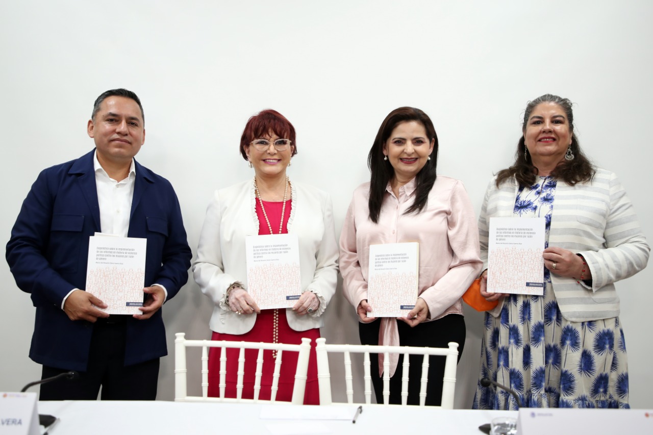 Tribunal Electoral presenta libro “Diagnóstico sobre la implementación de las reformas en materia de violencia política contra las mujeres por razón de género”