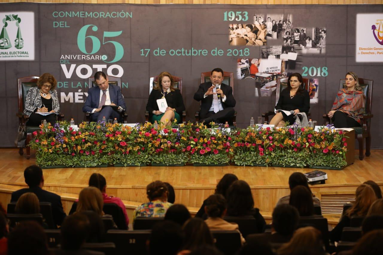 El TEPJF reconoce la lucha de las mujeres por conseguir la igualdad sustantiva en México, a 65 años del aniversario del voto femenino