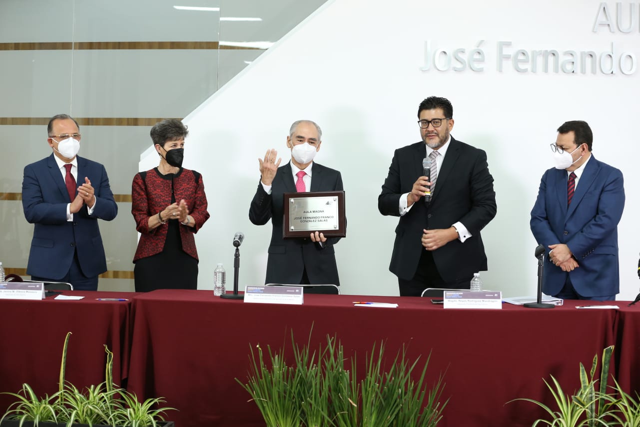 TEPJF inaugura el Aula Magna de la EJE en homenaje al Ministro José Fernando Franco González Salas