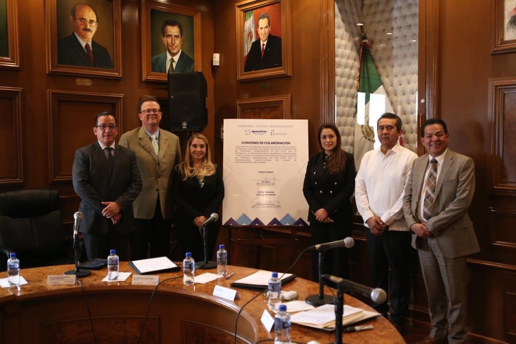 Firman Tribunal Electoral y gobierno del estado de Aguascalientes convenio de colaboración académica