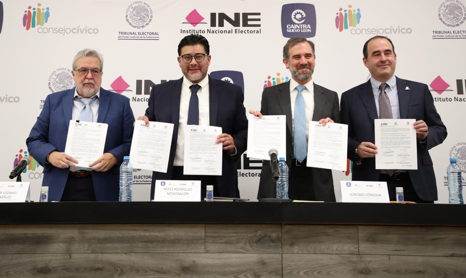 Firman convenios de colaboración autoridades electorales y sociedad civil de Nuevo León para impulsar la participación ciudadana libre e informada