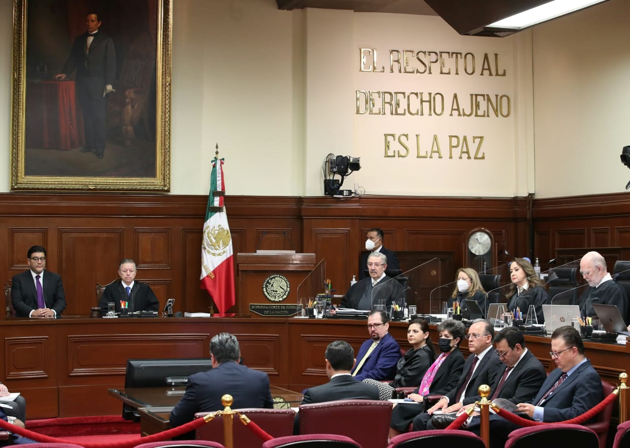 Presenta el magistrado presidente Reyes Rodríguez Mondragón el Informe de Labores 2021-2022 del Tribunal Electoral ante los plenos de la SCJN y CJF