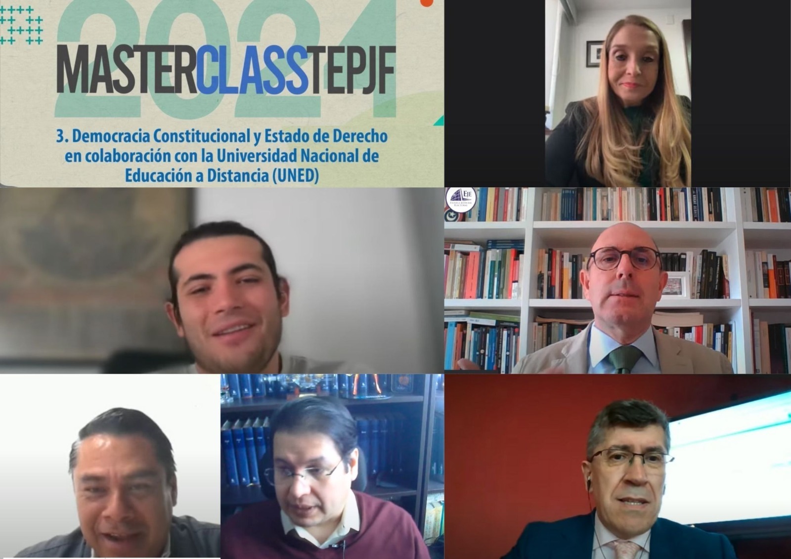 Inaugura la Escuela Judicial Electoral del TEPJF Master Class sobre “Especialización en Democracia Constitucional y Estado de derecho”