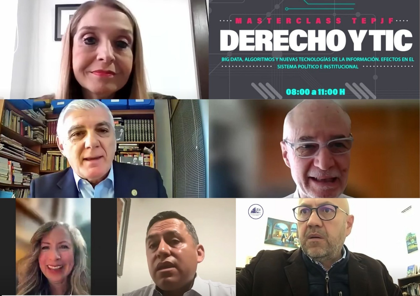 Escuela Judicial Electoral del TEPJF inaugura Master Class sobre Derecho y tecnologías de la información y las comunicaciones