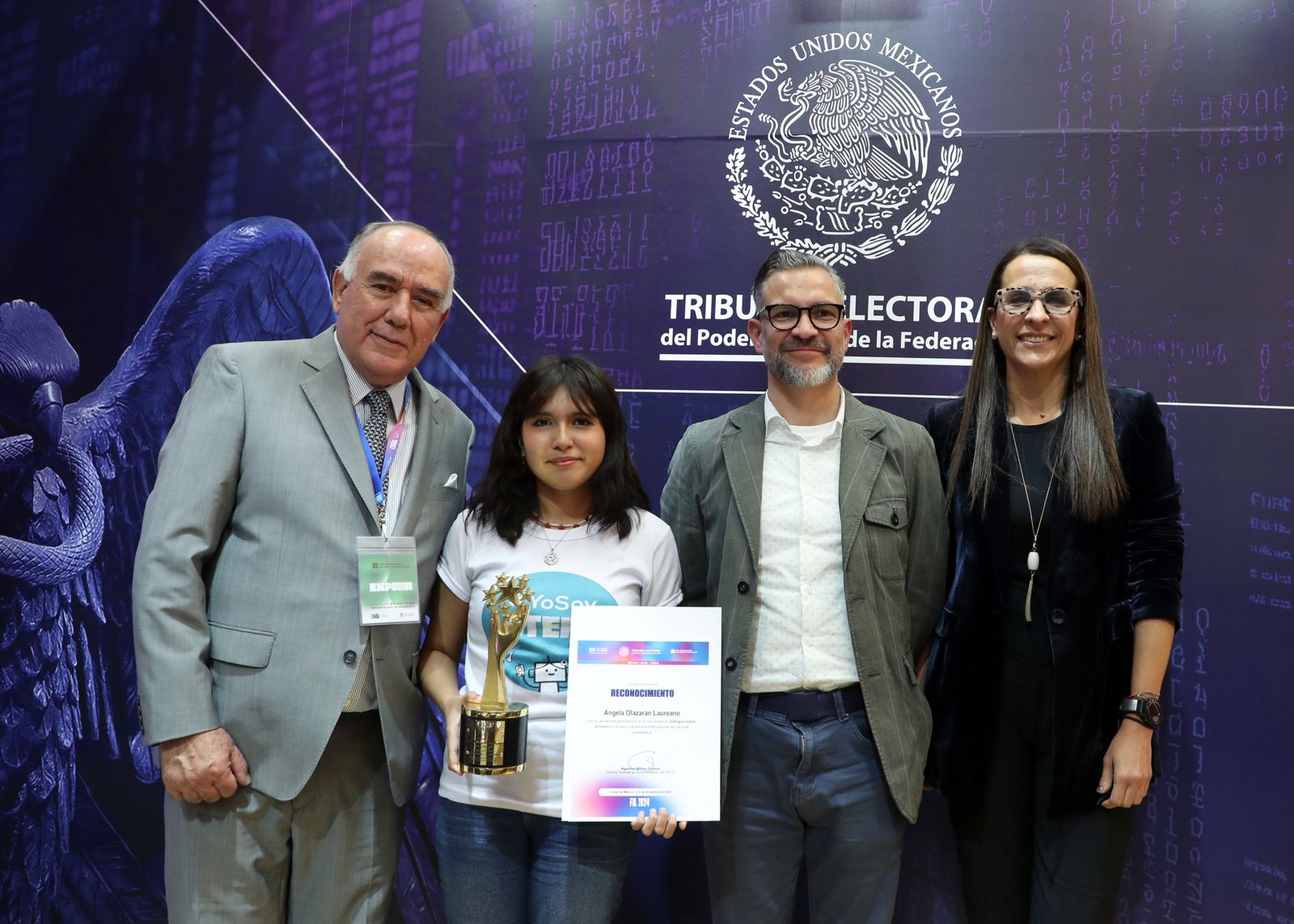 Lleva a cabo el TEPJF conversatorio con Ángela Olazarán, la mejor estudiante del mundo