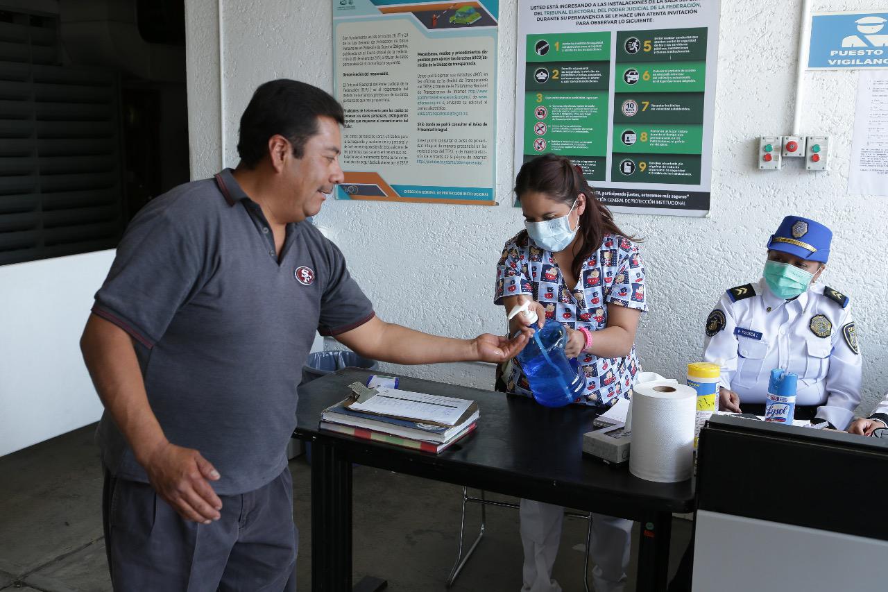 El TEPJF refuerza medidas de protección en sus instalaciones ante Fase 3 por COVID-19