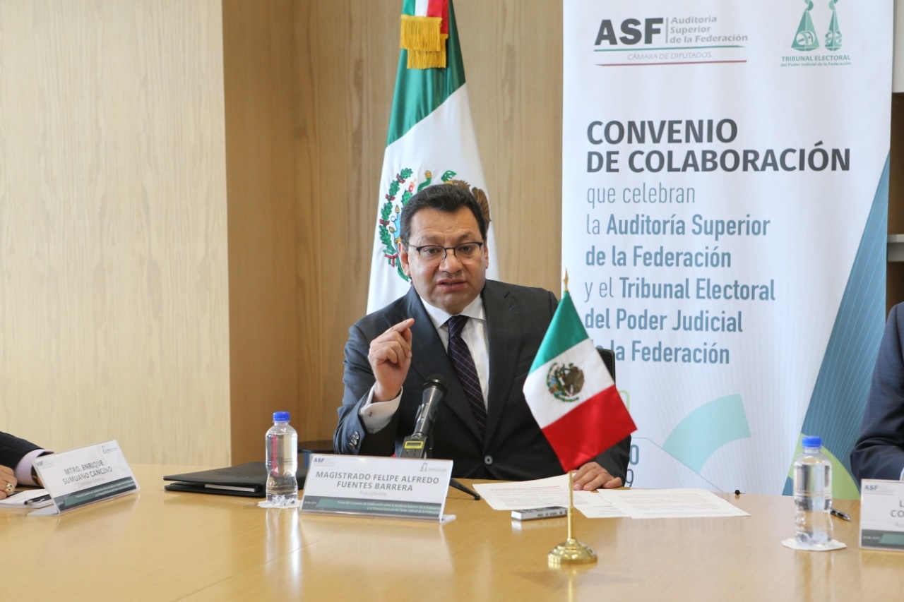 Firman convenio de colaboración Tribunal Electoral del Poder Judicial de la Federación y la Auditoría Superior de la Federación