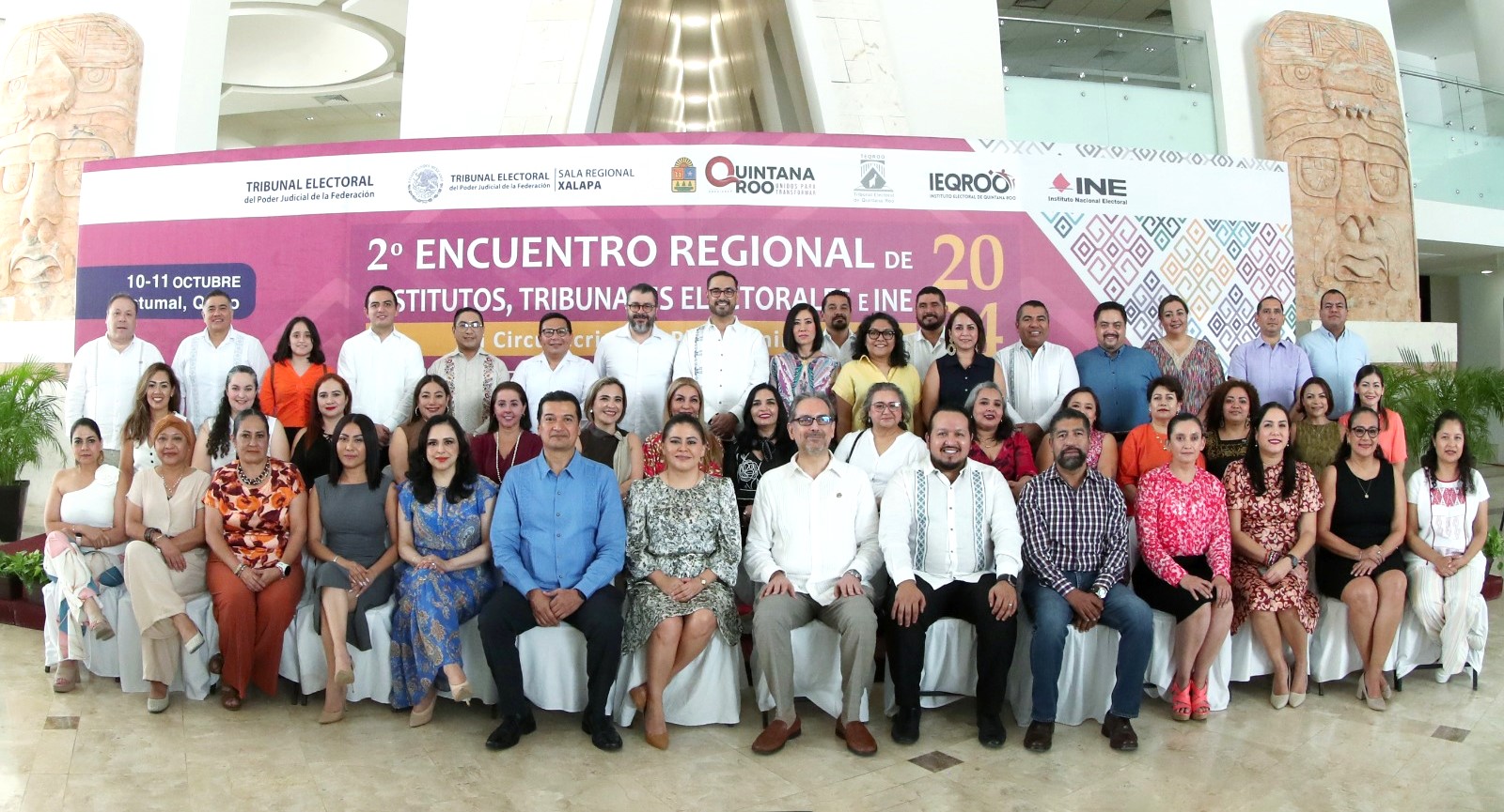 Concluye 2° Encuentro Regional de Institutos, Tribunales Electorales e INE 2024