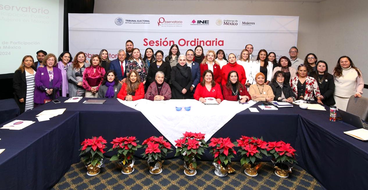 El TEPJF, en el marco de la presidencia del Observatorio de Participación Política de las Mujeres en México, celebra sesión ordinaria de trabajo