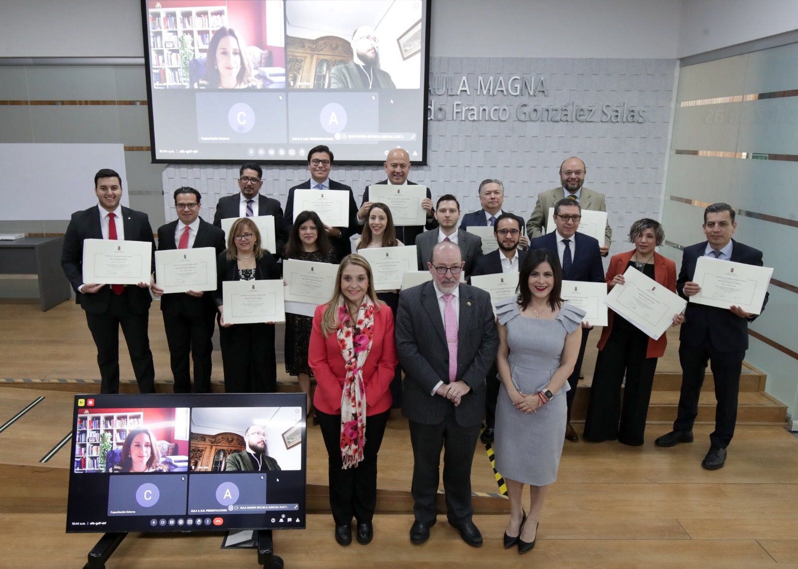 Entrega la Escuela Judicial Electoral del TEPJF títulos Master Class 2023