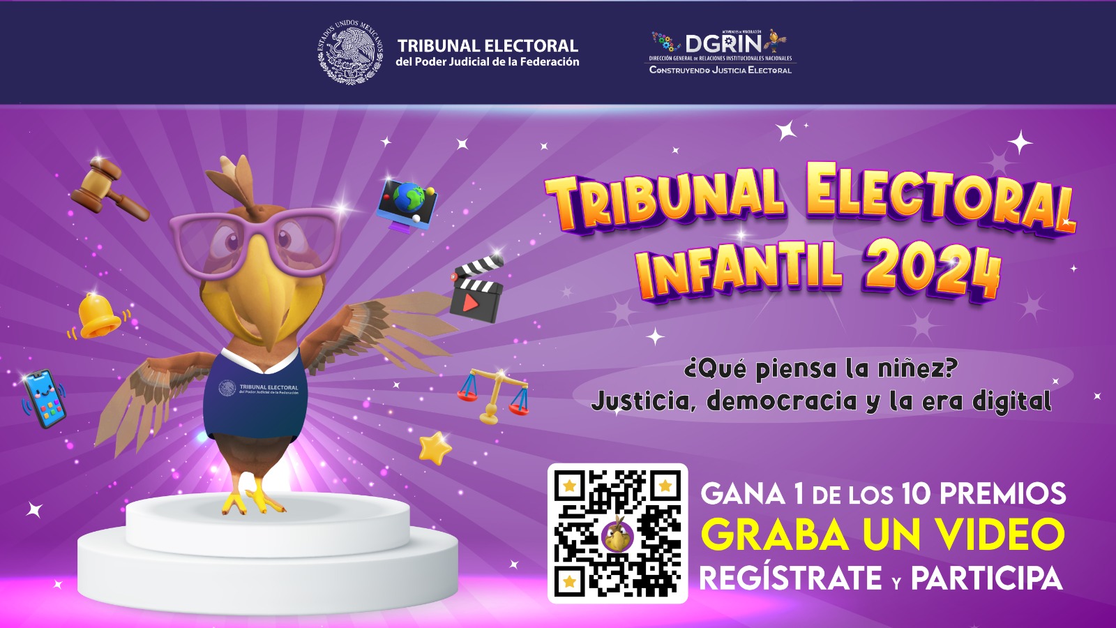 El TEPJF y el IIN-OEA convocan a la 7ª edición del Tribunal Electoral Infantil 2024 y coordinan la realización de cuentos para la niñez mexicana