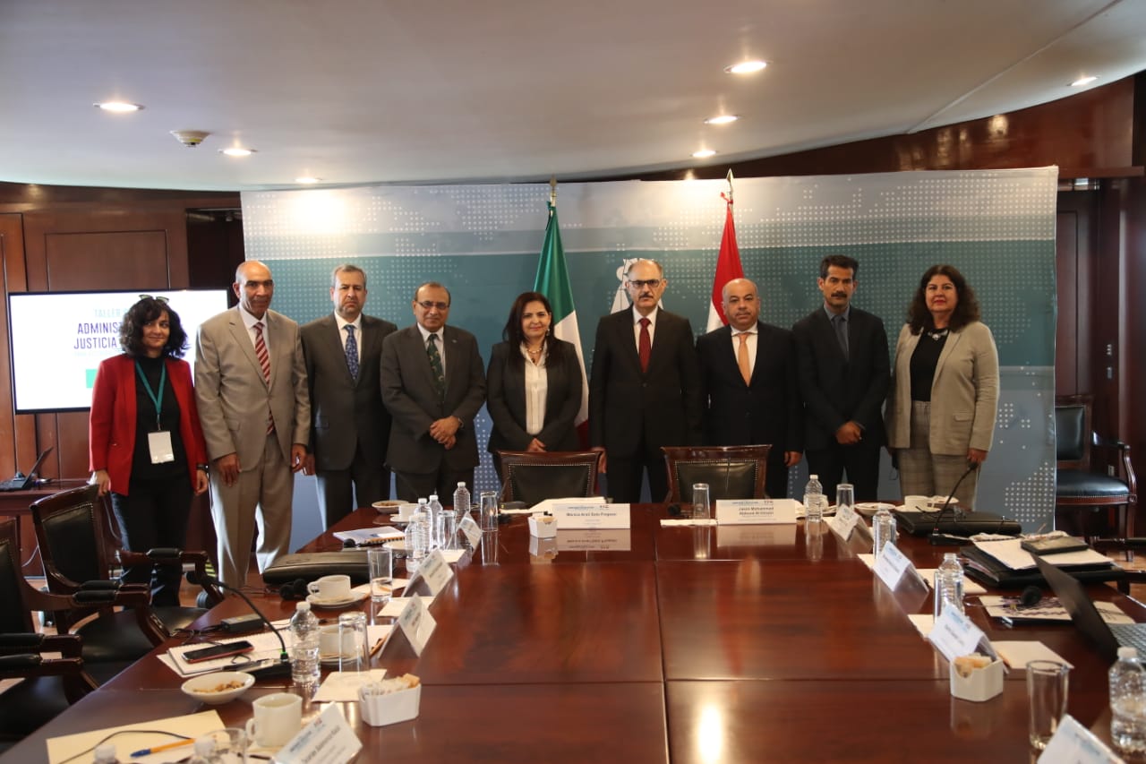 La magistrada Mónica Aralí Soto Fregoso se reunió con autoridades electorales de Iraq en el marco del Taller sobre administración y justicia electoral organizado por el INE y el TEPJF