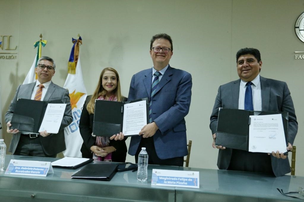 Firman el TEPJF y la Universidad Autónoma de Nuevo León convenio de colaboración para la protección de los derechos político-electorales