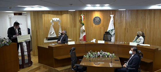 SALA REGIONAL TOLUCA DEL TRIBUNAL ELECTORAL DEL PODER JUDICIAL DE LA FEDERACIÓN RINDE HOMENAJE DE CONCLUSIÓN DE ENCARGO A JUAN CARLOS SILVA ADAYA