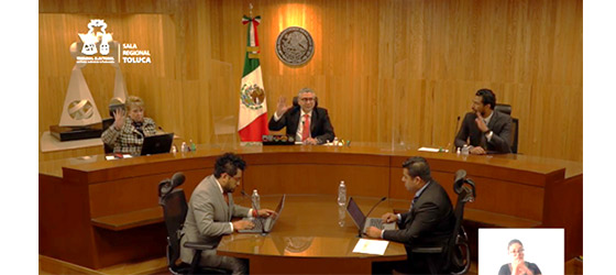 LA SALA REGIONAL TOLUCA DEL TRIBUNAL ELECTORAL DEL PODER JUDICIAL DE LA FEDERACIÓN CONFIRMA DESIGNACIÓN DE INTEGRANTES DE ÓRGANO DE GOBIERNO DE PARTIDO POLÍTICO EN EL ESTADO DE MÉXICO.