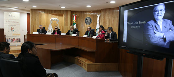 SALA REGIONAL TOLUCA DEL TEPJF LLEVA A CABO EL 6° COLOQUIO SOBRE PUEBLOS INDÍGENAS EN HOMENAJE AL DR. MIGUEL LEÓN PORTILLA