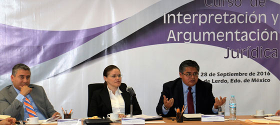 LA SALA REGIONAL TOLUCA DEL TEPJF SE CAPACITA EN MATERIA DE INTERPRETACIÓN Y ARGUMENTACIÓN JURÍDICA