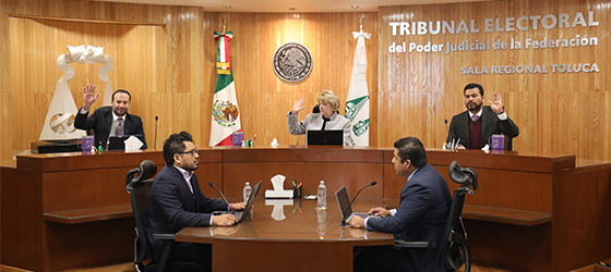 SALA REGIONAL TOLUCA DECLARA IMPROCEDENTE POR FALTA DE DEFINITIVIDAD JUICIO RELACIONADO CON EL PAGO DE DIVERSAS PRESTACIONES DE PERSONA QUE FUNGIÓ COMO PRESIDENTE MUNICIPAL DEL AYUNTAMIENTO DE TOLUCA.