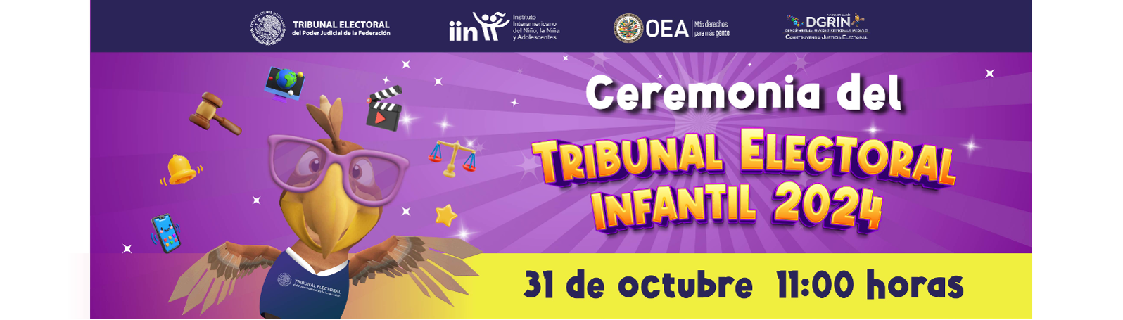 Ceremonia del TRIBUNAL ELECTORAL INFANTIL 2024