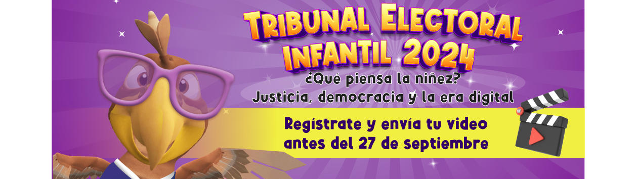 Regístrate y Participa en el Tribunal Electoral Infantil 2024